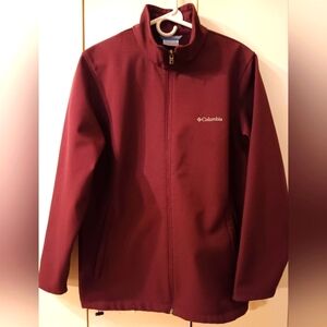 Columbia Women's Softshell Burgundy/Plum Jacket! Nice! 1X!